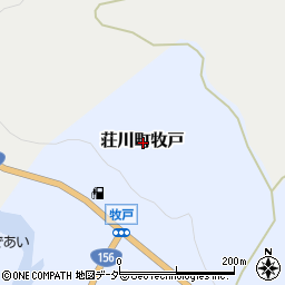 岐阜県高山市荘川町牧戸周辺の地図