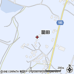 茨城県行方市籠田301周辺の地図