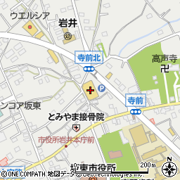 ファッションセンターしまむら岩井店周辺の地図