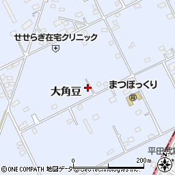 茨城県つくば市大角豆2012周辺の地図