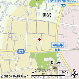 埼玉県吉見町（比企郡）御所周辺の地図