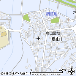 茨城県土浦市烏山1丁目393-160周辺の地図