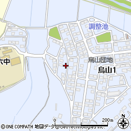 茨城県土浦市烏山1丁目393-175周辺の地図