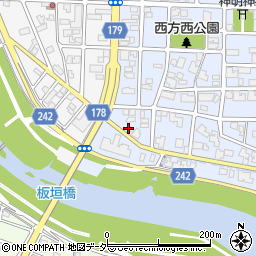 福井県福井市西方1丁目5周辺の地図