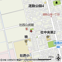 福井県福井市運動公園1丁目3202周辺の地図