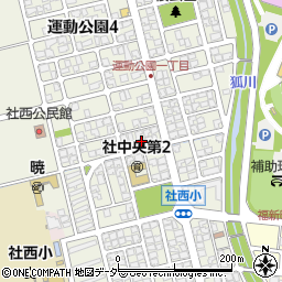 福井県福井市運動公園1丁目2904周辺の地図