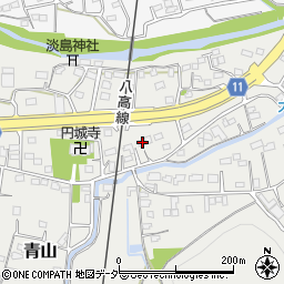 埼玉県比企郡小川町青山574周辺の地図