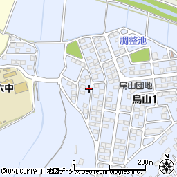茨城県土浦市烏山1丁目393-176周辺の地図