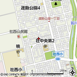 福井県福井市運動公園1丁目3101周辺の地図