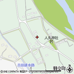 茨城県常総市羽生町212周辺の地図