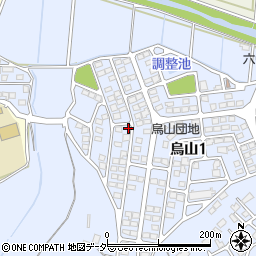 茨城県土浦市烏山1丁目393-145周辺の地図