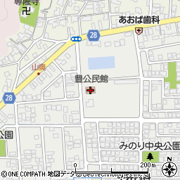 福井市豊公民館周辺の地図