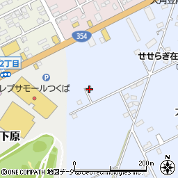 茨城県つくば市大角豆2011-70周辺の地図