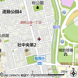 福井県福井市運動公園1丁目2704周辺の地図