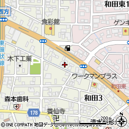 福井新聞和田周辺の地図