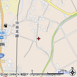 長野県塩尻市上田262周辺の地図