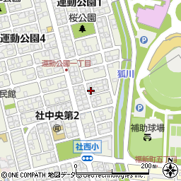 福井県福井市運動公園1丁目2505周辺の地図