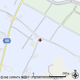 茨城県行方市籠田57周辺の地図