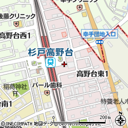 かごや 杉戸高野台店周辺の地図