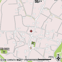 茨城県坂東市鵠戸1007周辺の地図