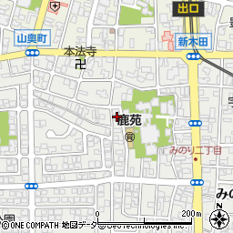福井県福井市みのり2丁目12-2周辺の地図