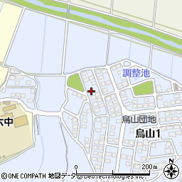 茨城県土浦市烏山1丁目393-134周辺の地図