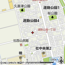 福井県福井市運動公園4丁目211周辺の地図
