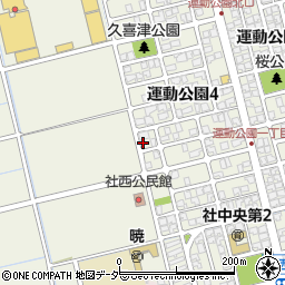 福井県福井市運動公園4丁目403周辺の地図