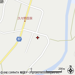 岐阜県高山市久々野町久々野2581周辺の地図
