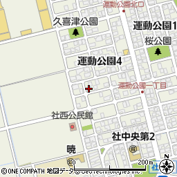 福井県福井市運動公園4丁目507周辺の地図