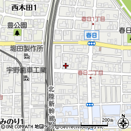 福井県個人タクシー協同組合　事務所周辺の地図