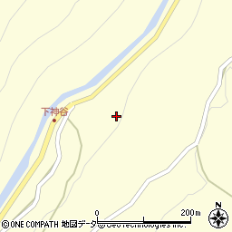 長野県松本市奈川神谷616周辺の地図