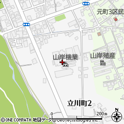 福井県勝山市立川町周辺の地図