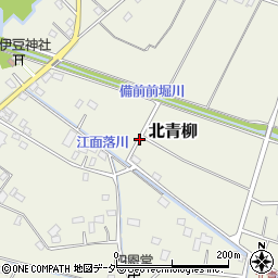 埼玉県久喜市北青柳周辺の地図