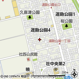福井県福井市運動公園4丁目511周辺の地図