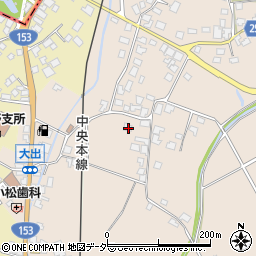 長野県塩尻市上田287周辺の地図
