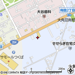 茨城県つくば市大角豆2011-290周辺の地図