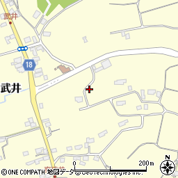茨城県鹿嶋市武井周辺の地図