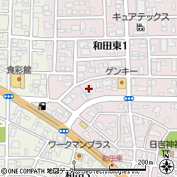 日本道路株式会社　福井営業所周辺の地図