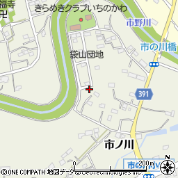 埼玉県東松山市市ノ川132-49周辺の地図