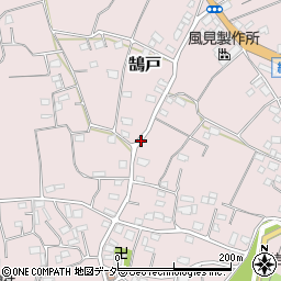 茨城県坂東市鵠戸周辺の地図