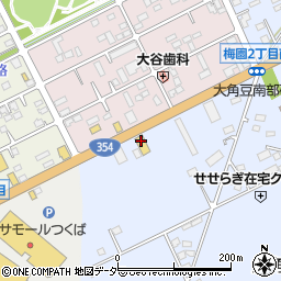 茨城県つくば市大角豆2011-474周辺の地図