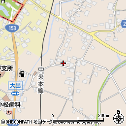 長野県塩尻市上田323周辺の地図
