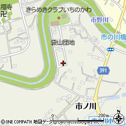 埼玉県東松山市市ノ川132-33周辺の地図