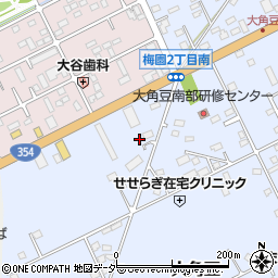 茨城県つくば市大角豆2011-246周辺の地図