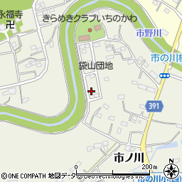 埼玉県東松山市市ノ川132-36周辺の地図