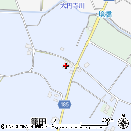 茨城県行方市籠田271周辺の地図