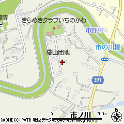 埼玉県東松山市市ノ川132-43周辺の地図