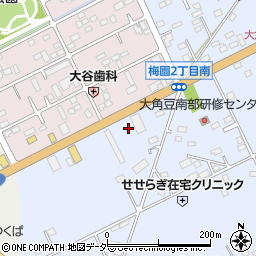 茨城県つくば市大角豆2011-62周辺の地図