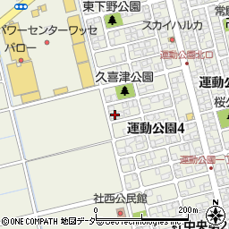 福井県福井市運動公園4丁目1304周辺の地図